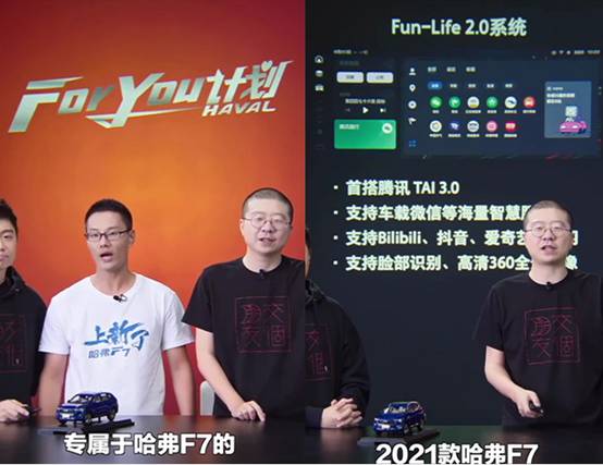 李诞首次直播带货爆火 2021款哈弗F7凭何成首推座驾