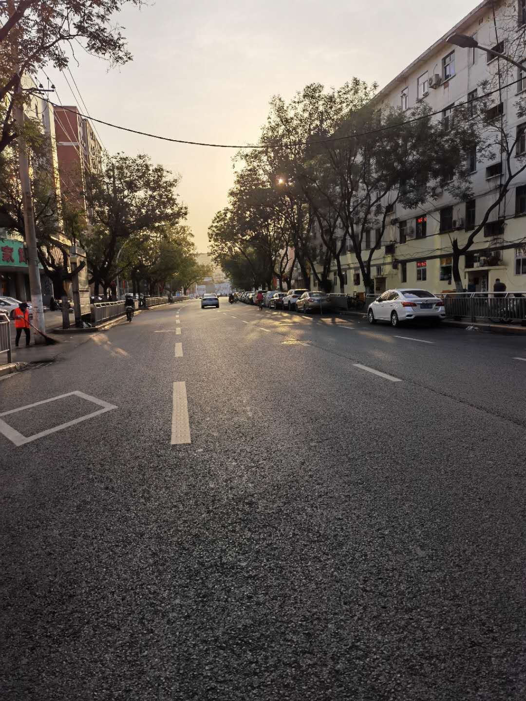郑州四车道的单行道,郑州商城路单行道