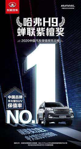 追光吧哈弗H9,一月劲销3029台拓领新春