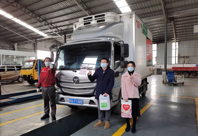 600台欧马可畅盈版国六超卡交付全路程强强联合赋能城市货运高质量发展