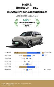 蓝山DHT-PHEV搭载混联DHT斩获最低碳足迹认证,开创低碳时代的能效价值新标准